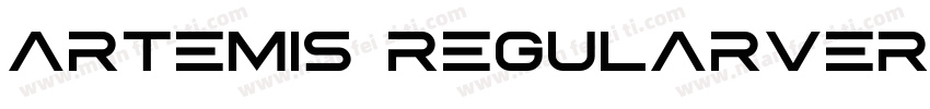 Artemis RegularVersion 1001Fontse字体转换